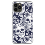 capa caveiras e flores